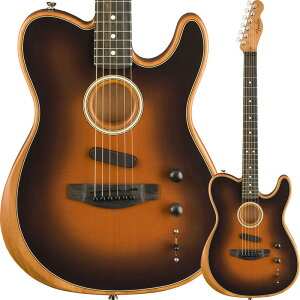 Fender American Acoustasonic Telecaster, Ebony Fingerboard, SunburstqtF_[r