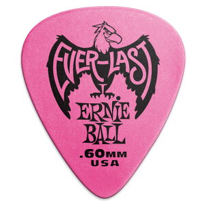 ERNIE BALL #9179 .60MM PINK EVERLAST PICKS 12枚パック ピック〈アーニーボール〉