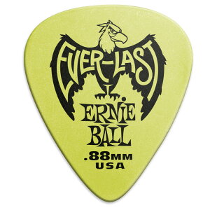 ERNIE BALL #9191 .88MM GREEN EVERLAST PICKS 12枚パック ピック〈アーニーボール〉