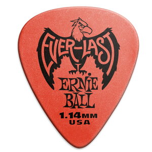 ERNIE BALL #9194 1.14MM RED EVERLAST PICKS 12枚パック ピック〈アーニーボール〉