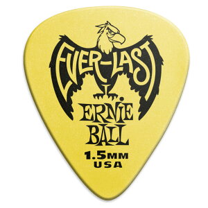 ERNIE BALL #9195 1.5MM YELLOW EVERLAST PICKS 12枚パック ピック〈アーニーボール〉