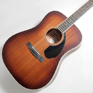 Fender PD-220E Dreadnought, All Mahogany, Ovangkol Fingerboard, Aged Cognac BurstqtF_[GARr