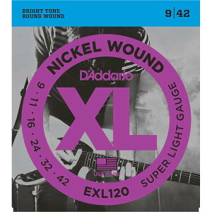 D'Addario EXL120 Super Light 09-42 GLM^[q__Ir