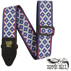 ERNIE BALL BLUE CRUX JACQUARD STRAP �X�g���b�v [#5336] �A�[�j�[�{�[��