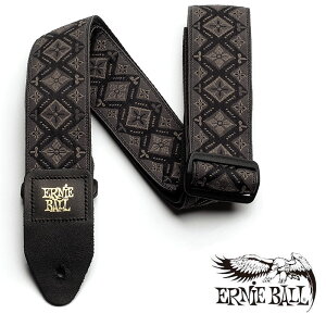 ERNIE BALL REGAL BLACK JACQUARD GUITAR STRAP [#4093]qA[j[{[r