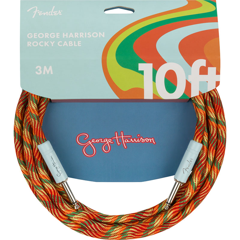 Fender George Harrison Rocky Instrument Cable, 10' ジョージ ハリスンロッキーギターケーブル  ○手数料無料!!