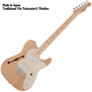 Fender Made in Japan Traditional 70s Telecaster Thinline, Maple Fingerboard, NaturalqtF_[JAPANryeLX^[z