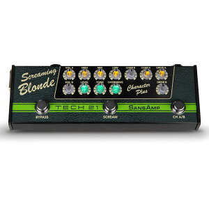 TECH21 SansAmp CHARACTER PLUS SERIES Screaming Blonde �I�[�o�[�h���C�u�q�T���Y�A���v�r