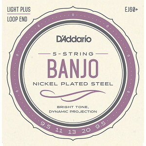 D'Addario �o���W���[��/EJ60+ Light Plus/Nickel 5-string �_�_���I