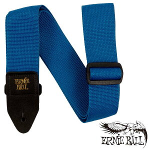 ERNIE BALL #5352 Pearl BLUE & BLACK POLYPRO GUITAR STRAP �X�g���b�v �A�[�j�[�{�[��