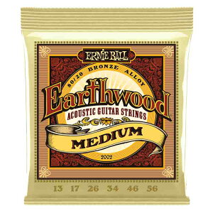 ERNIE BALL Earthwood 2002 Medium 80/20 Bronze 13-56 �A�R�[�X�e�B�b�N�� �A�[�j�[�{�[��