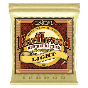 ERNIE BALL Earthwood 2004 Light 80/20 Bronze 11-52 �A�R�[�X�e�B�b�N�� �A�[�j�[�{�[��