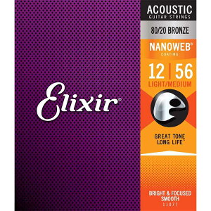 Elixir 11077 ACOUSTIC NANOWEB Light-Medium 12-56 AR[XeBbNM^[qGNT[r