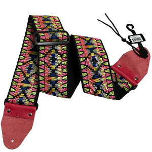 PRS Salmon 2.75" Wide Retro Jacquard Strap M^[XgbvqPaul Reed Smith/|[[hX~Xr