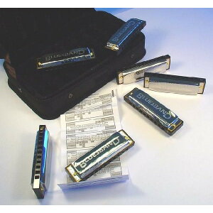 HOHNER [�z�[�i�[ ]�n�[���j�J Blues Band Harmonica 7set �u���[�X�o���h �n�[���j�J 7�{�Z�b�g
