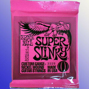 y[։zERNIE BALL[A[j[{[][]GLM^[ #2223 [sN]SUPER SLINKY.009.011.016.024.032.042