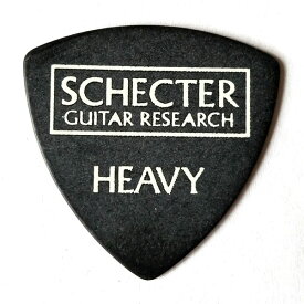 【メール便可】SCHECTER　ピック　ルミナスサンド　ポリアセタール トライアングル HEAVY　ブラック