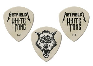 �y���[���։zJim Dunlop�@�M�^�[�s�b�N�@HETFIELD�fS WHITE FANG CUSTOM FLOW PICK�@�A�[�e�B�X�g�s�b�N