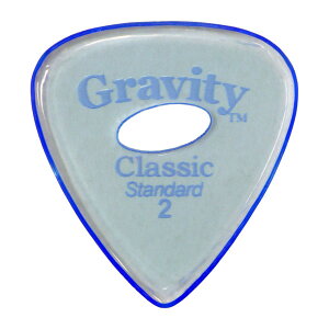 �y���[���։\�zGRAVITY GUITAR PICKS �s�b�N �N���V�b�N�E�X�^���_�[�h �G���v�X�O���b�v�z�[�� �m2.0 mm with Elipse Grip Hole, Blue�n ����