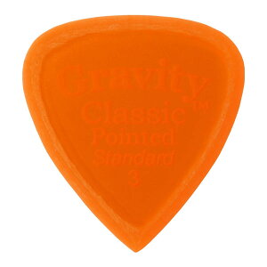 �y���[���։\�zGRAVITY GUITAR PICKS �s�b�N �N���V�b�N�E�|�C���e�b�h�E�X�^���_�[�h�@�}�X�^�[�t�B�j�b�V�� �m3.0mm, Orange, Master Finish(Unpolished)�n ����