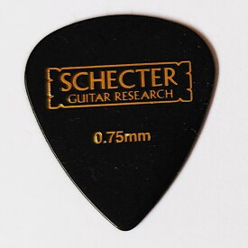 【メール便可】SCHECTER　ピック　セルロイド　ティアドロップ　ブラック