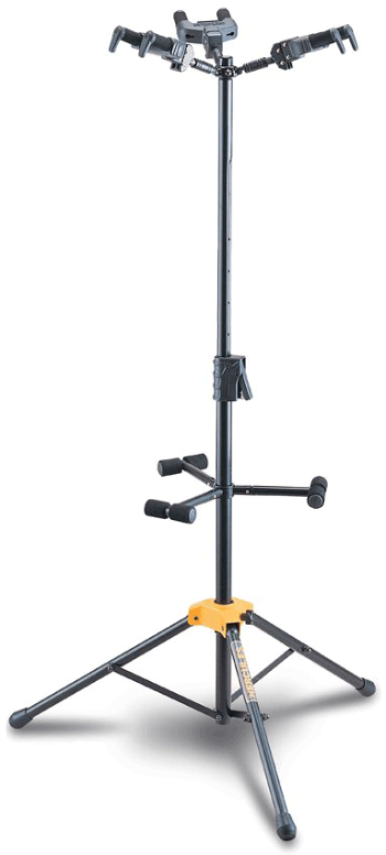 WEB限定3本立てギタースタンドHerculesハーキュレスGS432Bトライスタンドフルサイズ用エレキギターベースアコギ変形ギター対応ギター小物楽器専用スタンドギフトプレゼントにネックホールド構造GS432B複数本安定3本設置3本用特価