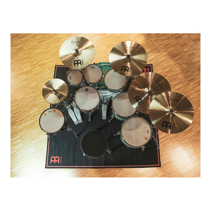 【送料込】MEINL MDRS スモールサイズ ドラムラグ 160x140cm マイネル ドラムマット 収納バッグ付き