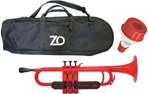 ZO ( ゼットオー ) TP-01BK トランペット ミュート セット レッド 調整品 新品 アウトレット プラスチック 管楽器 red trumpet mute　北海道 沖縄 離島不可