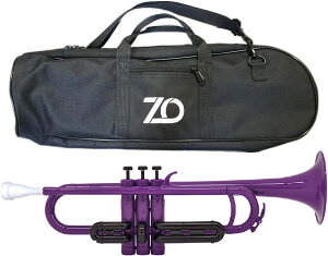 ZO ( ゼットオー ) トランペット TP-04BK パープル 調整品 新品 アウトレット プラスチック 管楽器 trumpet purple 楽器　北海道 沖縄 離島不可