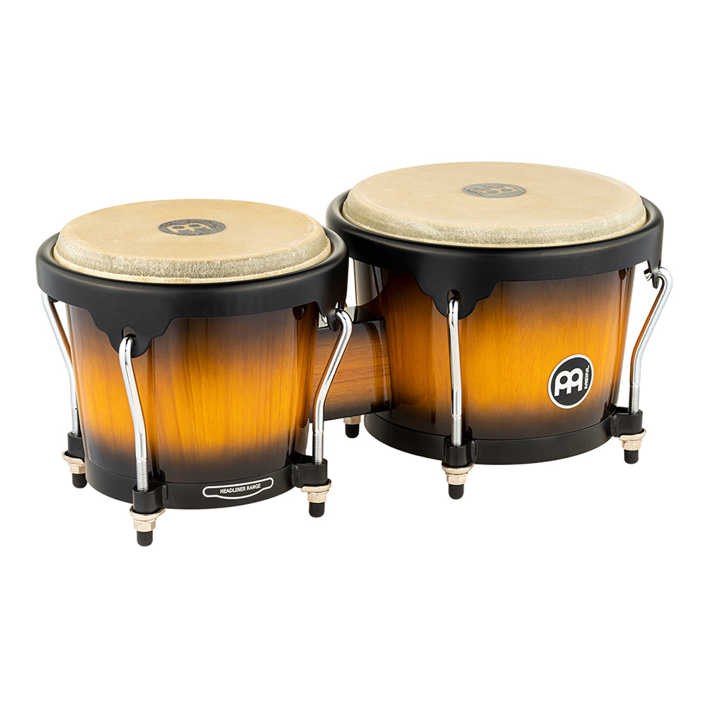 安価で高品質の楽器を求めるプレイヤーに最適 最新号掲載アイテム Meinl マイネル Percussion ボンゴ HB100VSB Wood Bongo Headliner 爆買いセール Series