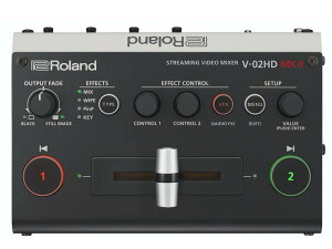 Roland ���[�����h V-02HD MK II �� �X�g���[�~���O �r�f�I�~�L�T�[