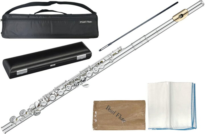 楽天市場】Pearl Flute パールフルート PF-665E-3K フルート 3K 金製 