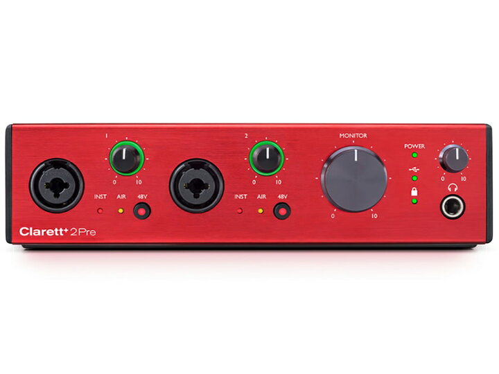 楽天市場】Focusrite フォーカスライト CLARETT+ 2Pre オーディオ 
