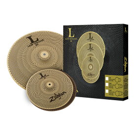 Zildjian ( ジルジャン ) L80 Low Volume Cymbal Set NAZLLV38 ローボリューム 13HH / 18CR【NAZLLV38】【3/1時点メーカー在庫あり 】 消音 小さい音 クラッシュ アコースティック ストリート