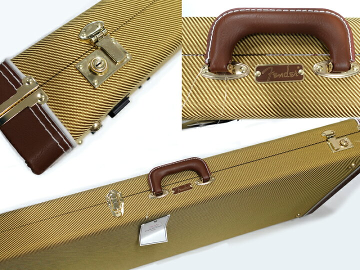 Fender フェンダー Guitar Display Case Tweed エレキギター ディスプレイケース ハードケース ツイード 木製