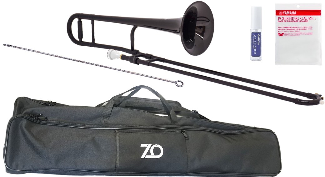 ZO ゼットオー トロンボーン TTB-05 ブラック アウトレット プラスチック 細管 テナートロンボーン tenor trombone black セット B　北海道 沖縄 離島不可