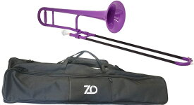 ZO ( ゼットオー ) TTB-04 テナートロンボーン パープル アウトレット プラスチック 細管 管楽器 tenor trombone purple　北海道 沖縄 離島不可