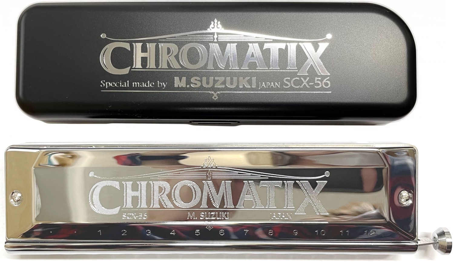 保存版 SUZUKI スズキ SCX-56 クロマチックハーモニカ スライド式 14穴 日本製 ハーモニカ 楽器 Chromatic  Harmonica 北海道 沖縄 離島不可