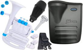 NUVO ヌーボ jHORN N610JHWBL ホワイト ブルー Jホーン プラスチック 管楽器 ホルン アルトホルン J HORN white blue BLUE ミュート セット　北海道 沖縄 離島 不可