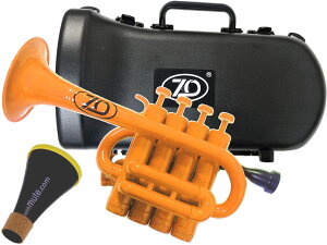 ZO ( ゼットオー ) ピッコロトランペット PC-11 オレンジ 新品 アウトレット プラスチック B♭ A piccolo trumpet orange ミュート セット　北海道 沖縄 離島不可