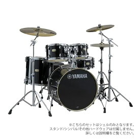 YAMAHA ( ヤマハ ) Stage Custom Birch SBP2F5 #RB レーベンブラック 【 22"バスドラム 標準サイズ シェルセット 】【4月26日時点メーカー在庫無し 】 ドラムセット 中価格帯 中級者 軽音楽