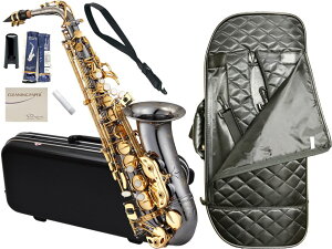 Antigua AeBOA AS4248 p[x BG AgTbNX ubN S[h AS-830 P[X Zbg alto saxophone powerbell Black nickel @kC  s