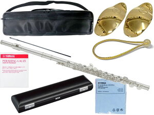 YAMAHA ヤマハ YFL-412 フルート 頭部管 管体 銀製 Eメカニズム カバードキイ 管楽器 flute リーフレック ゴールド セット 北海道 沖縄 離島不可