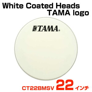 TAMA ^} White Coated Heads TAMA logo CT22BMSV oXhptgwbhyCT22BMSVzy 922_[J[݌ɖ z h wbh