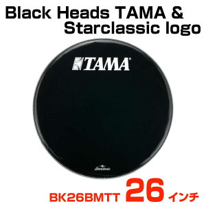 TAMA ^} Black Heads TAMA & Starclassic logo BK26BMTT oXhptgwbhyBK26BMTTzy 115_[J[݌ɖ z h wbh