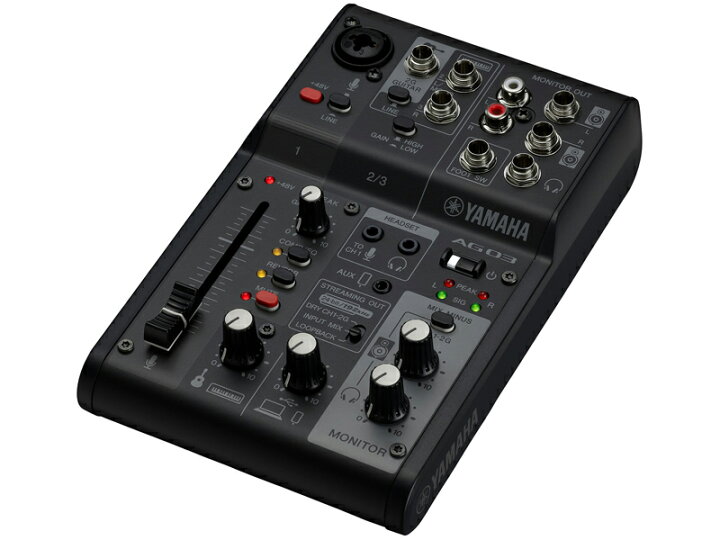 楽天市場】YAMAHA ヤマハ AG03MK2 B ブラック【納期未定 】 配信用 