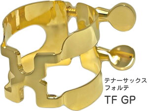 HARRISON n\ K`[ ei[TbNX TF bL o[ TFGP FORTE tenor saxophone Ligature GP gold plate@kC  s
