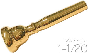 Vincent Bach BZg obN 1-1/2C GP gybg }EXs[X AeBU S[h bL  Trumpet mouthpiece ARTISAN gold@kC  s