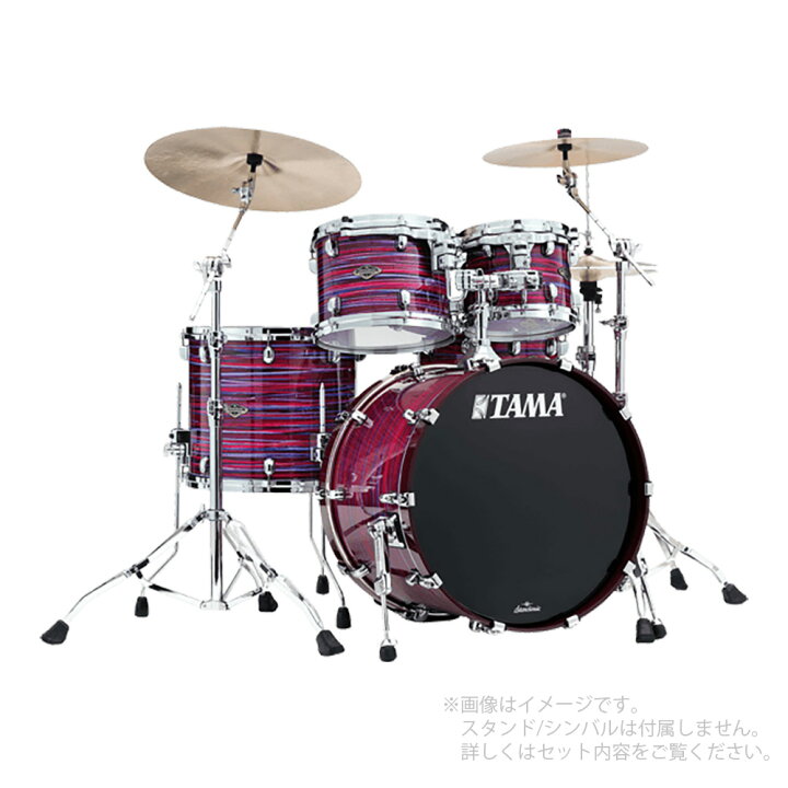 楽天市場】TAMA タマ Starclassic Walnut/Birch Drum Kits WBS42S-LPO 