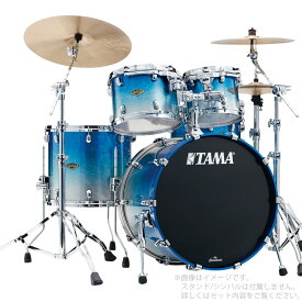 TAMA ( タマ ) Starclassic Walnut/Birch Drum Kits WBS42S-MBI モルテンブルーアイスフェード シェルセット 【WBS42S-MBI】【5月17日時点メーカー在庫あり 】 スタクラ ドラムセット ウォルナット バーチ ドラム Drums Set